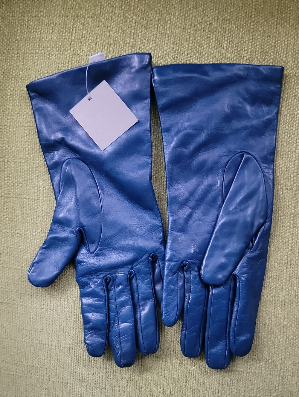 Nordstrom Blue Leather Women's Gloves